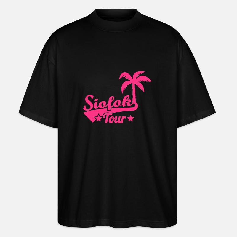 Siofok - T-shirt bio Blaster 2.0 coupe oversize Stanley/Stella Unisexe - noir