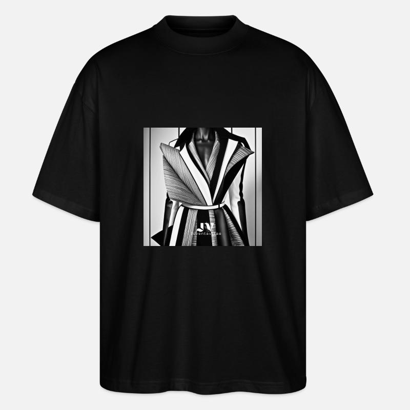 Monochrome Chic - T-shirt bio Blaster 2.0 coupe oversize Stanley/Stella Unisexe - noir