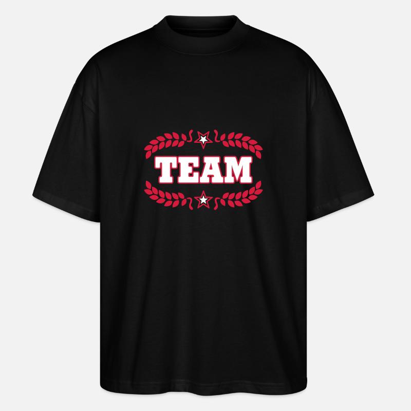 Team - T-shirt bio Blaster 2.0 coupe oversize Stanley/Stella Unisexe - noir