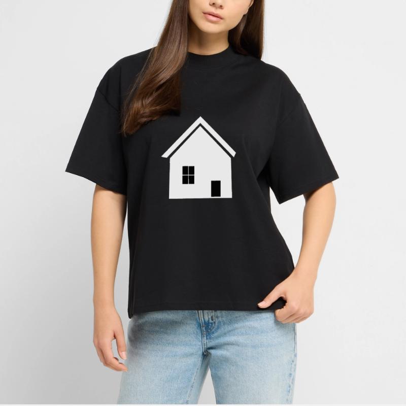 Constructeurs Architecte Maison Maisons Immobilier T-shirt bio Blaster 2.0 coupe oversize Stanley/Stella Unisexe