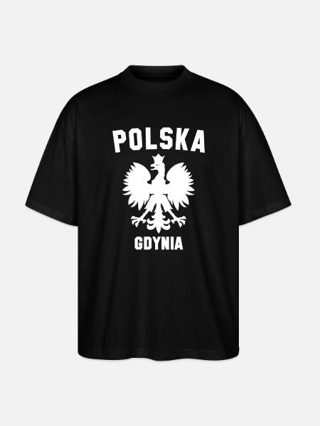 GDYNIA Polska Poland Polen - Stanley/Stella Oversized Unisex Organic T-shirt Blaster 2.0 - black