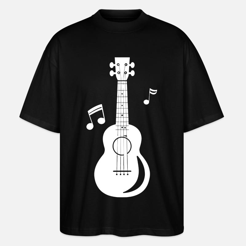 Graphiques Ukulele - T-shirt bio Blaster 2.0 coupe oversize Stanley/Stella Unisexe - noir