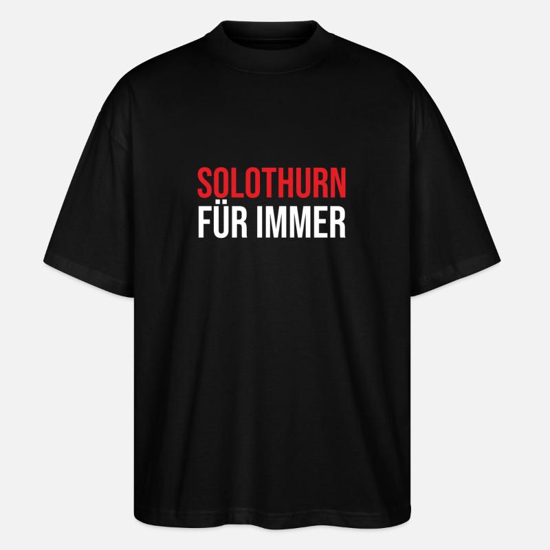 Solothurn forever - Stanley/Stella Oversized Unisex Organic T-shirt Blaster 2.0 - black