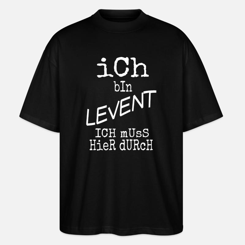 Gift for Levent - Stanley/Stella Oversized Unisex Organic T-shirt Blaster 2.0 - black
