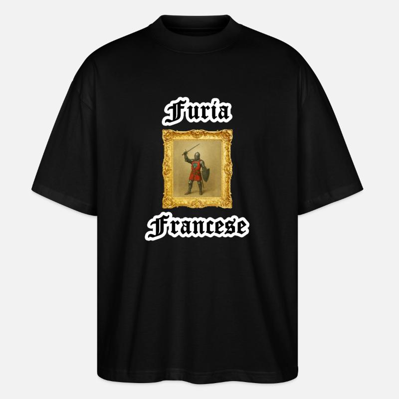 Furia Francese - Stanley/Stella Oversized Unisex Bio T-Shirt Blaster 2.0 - Schwarz