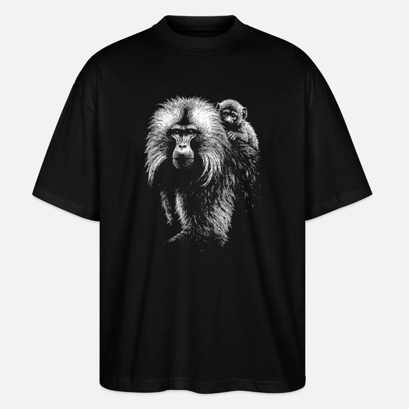 Dschelada - Stanley/Stella Oversized Unisex Bio T-Shirt Blaster 2.0 - Schwarz