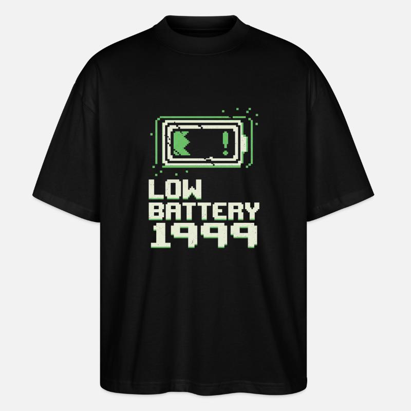 Damals War Es Einfacher - Stanley/Stella Oversized Unisex Bio T-Shirt Blaster 2.0 - Schwarz