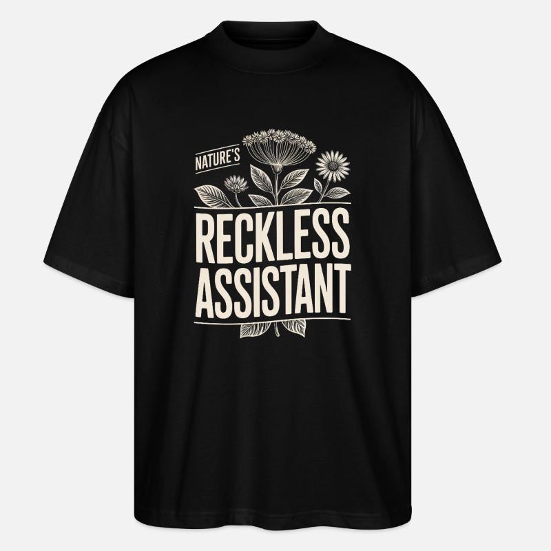 L’assistant imprudent de la nature - T-shirt bio Blaster 2.0 coupe oversize Stanley/Stella Unisexe - noir