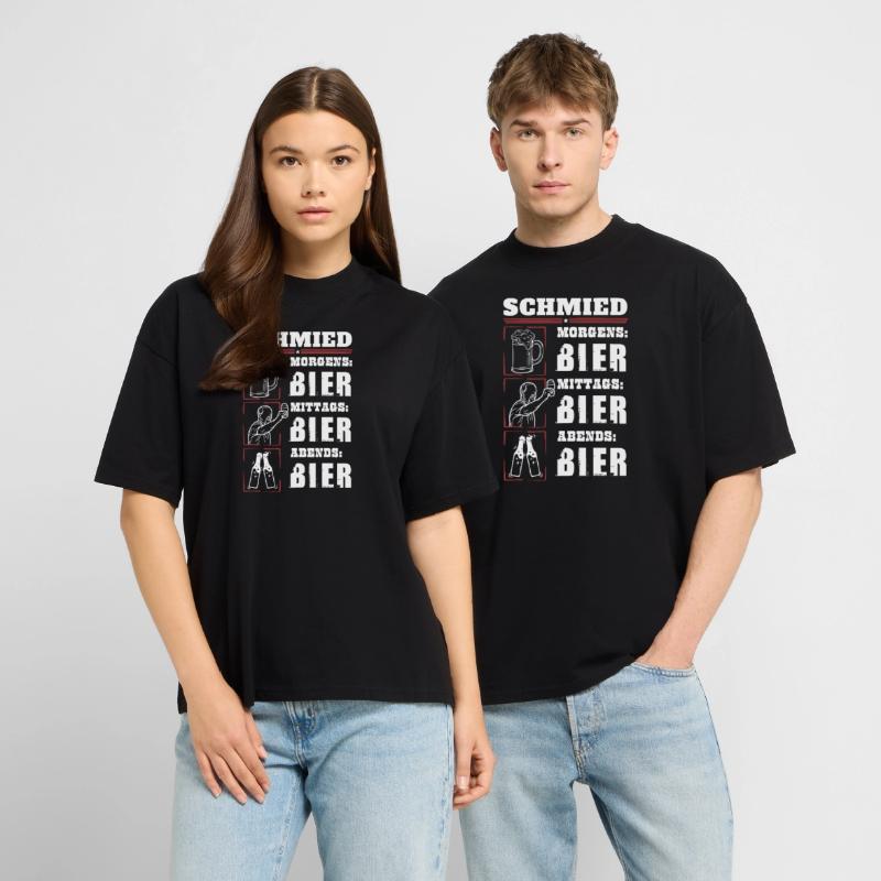 My daily routine as a blacksmith Stanley/Stella Oversized Unisex Organic T-shirt Blaster 2.0
