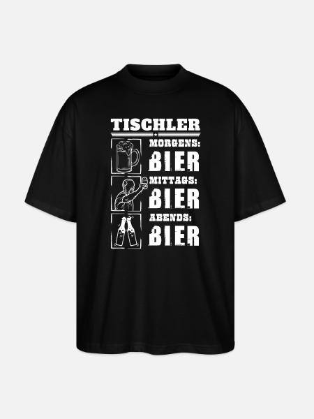 Mon quotidien de menuisier - T-shirt bio Blaster 2.0 coupe oversize Stanley/Stella Unisexe - noir