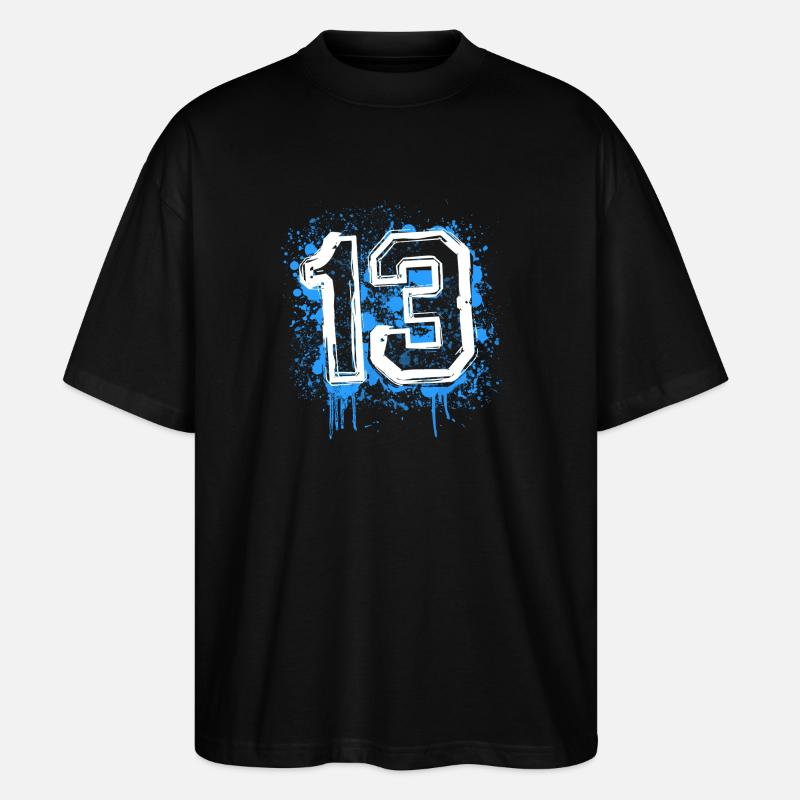 13 bigdirt - Stanley/Stella Oversized Unisex Bio T-Shirt Blaster 2.0 - Schwarz