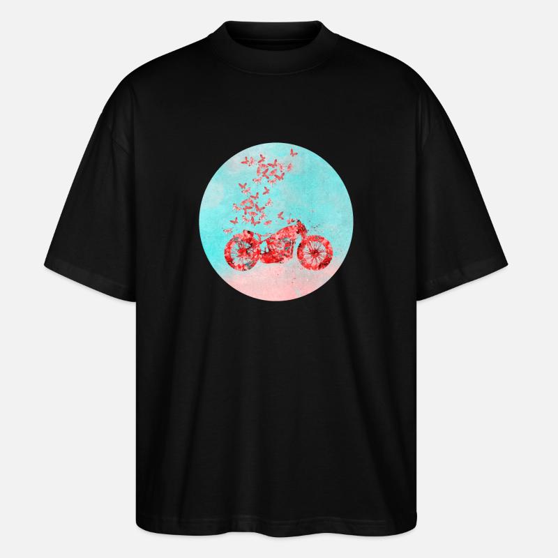 Adventure - Stanley/Stella Oversized Unisex Bio T-Shirt Blaster 2.0 - Schwarz