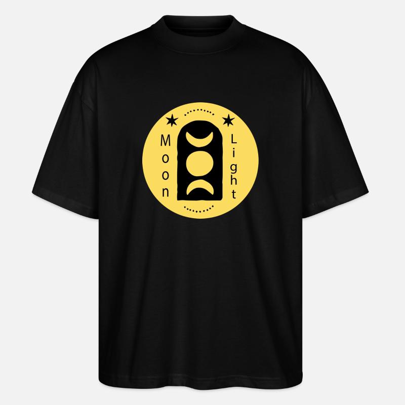 Moonlight - Stanley/Stella Oversized Unisex Bio T-Shirt Blaster 2.0 - Schwarz