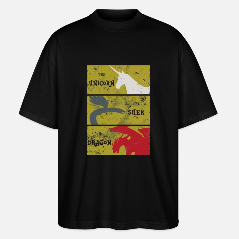 Erinnerungen an Idhún - Stanley/Stella Oversized Unisex Bio T-Shirt Blaster 2.0 - Schwarz
