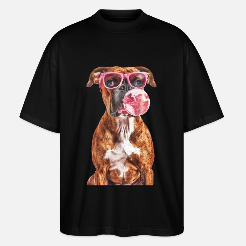 Boxer - Stanley/Stella Oversized Unisex Bio T-Shirt Blaster 2.0 - Schwarz