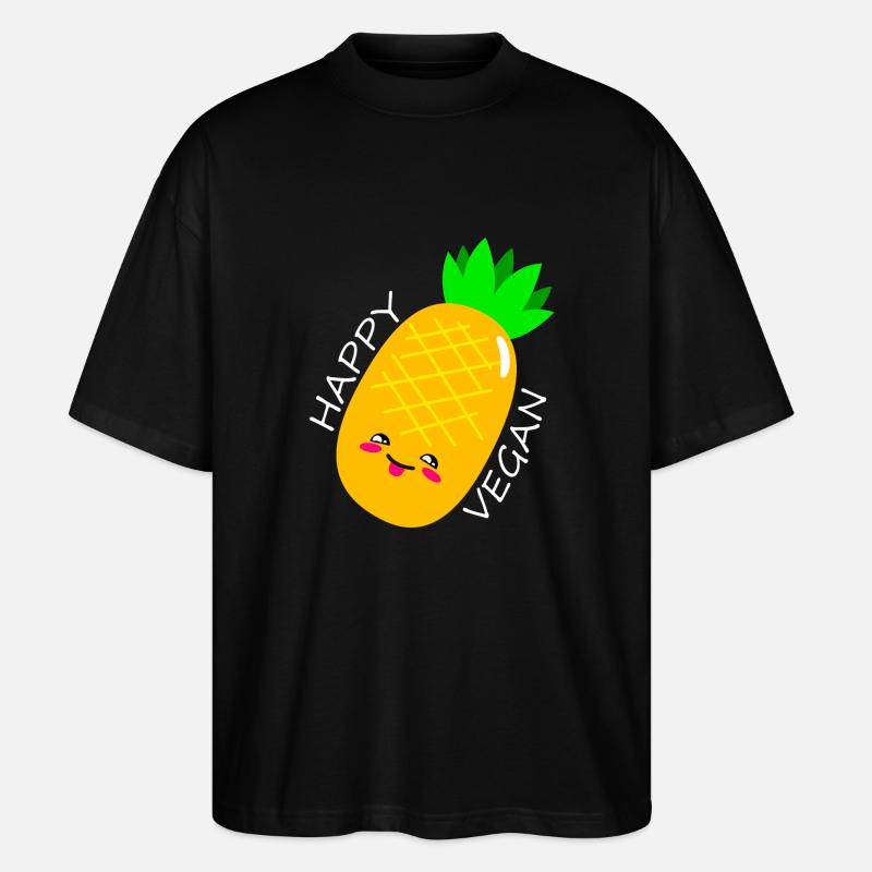 Vegan und Glücklich - Stanley/Stella Oversized Unisex Bio T-Shirt Blaster 2.0 - Schwarz