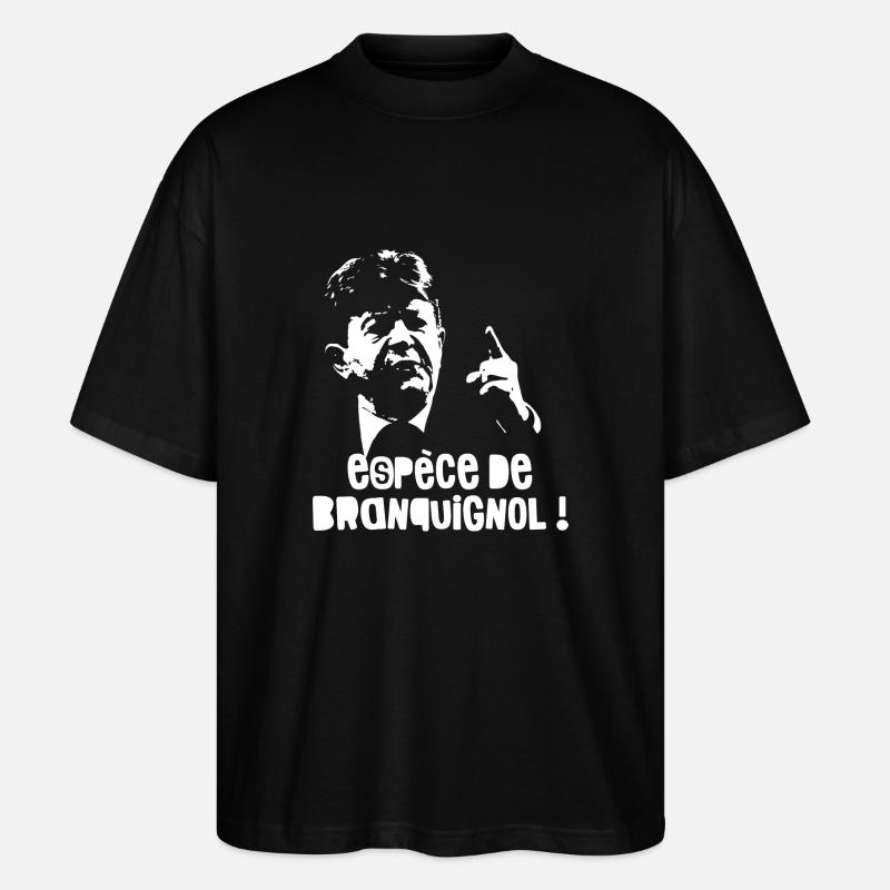 Branquignol ! - T-shirt bio Blaster 2.0 coupe oversize Stanley/Stella Unisexe - noir