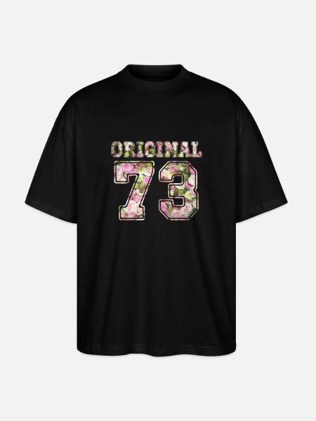 1973 73 original - T-shirt bio Blaster 2.0 coupe oversize Stanley/Stella Unisexe - noir