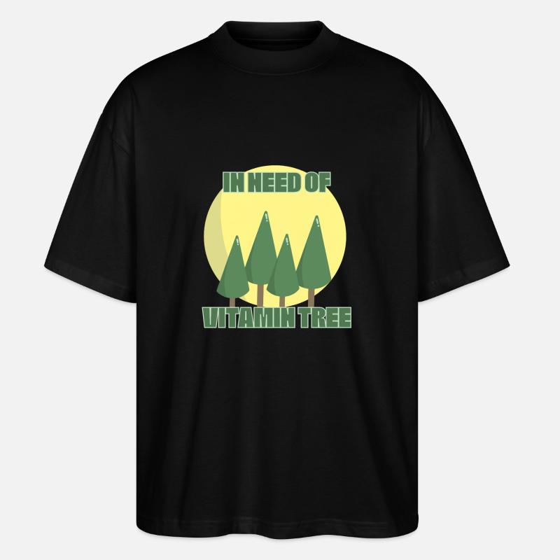 Vitamin Tree - Stanley/Stella Oversized Unisex Bio T-Shirt Blaster 2.0 - Schwarz