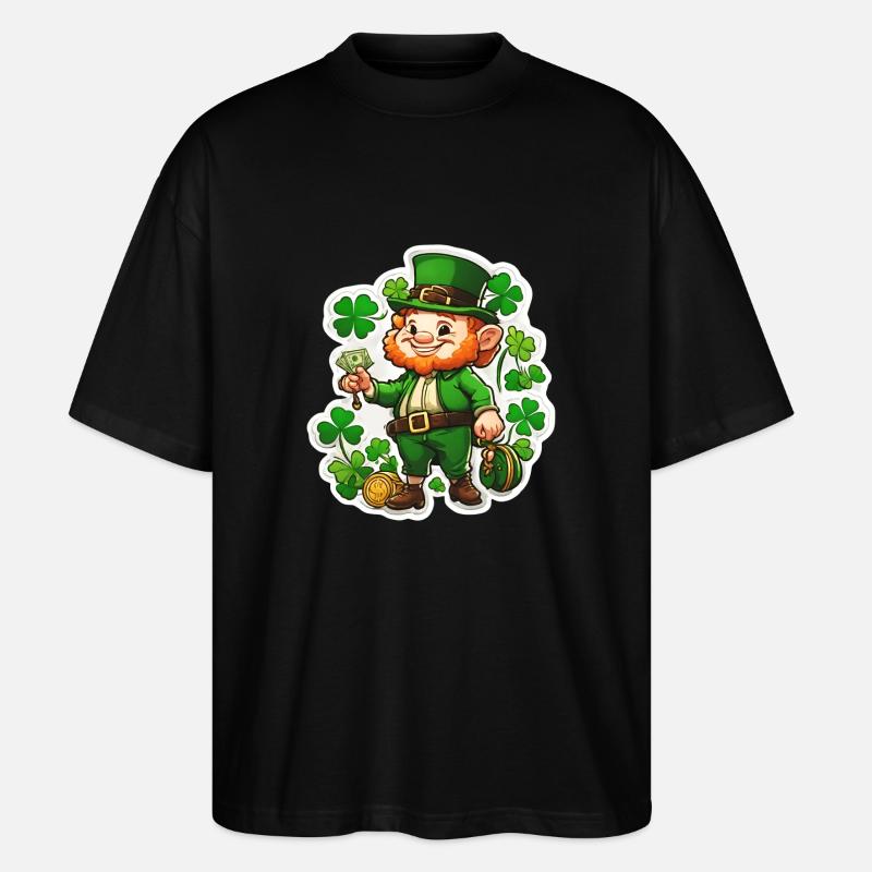 Saint Patrick 2 - T-shirt bio Blaster 2.0 coupe oversize Stanley/Stella Unisexe - noir