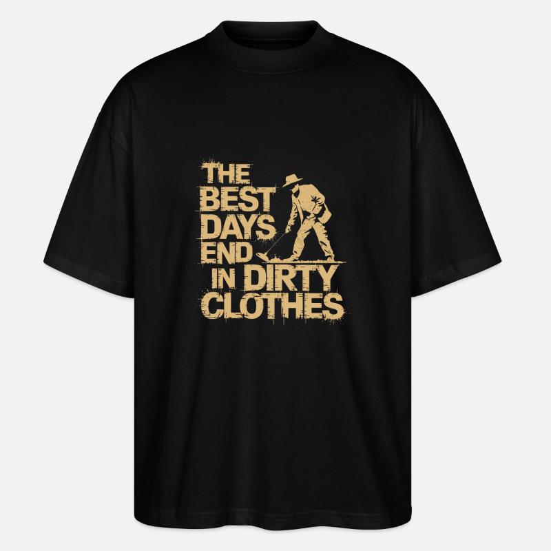 Dein Schatz wartet - Stanley/Stella Oversized Unisex Bio T-Shirt Blaster 2.0 - Schwarz