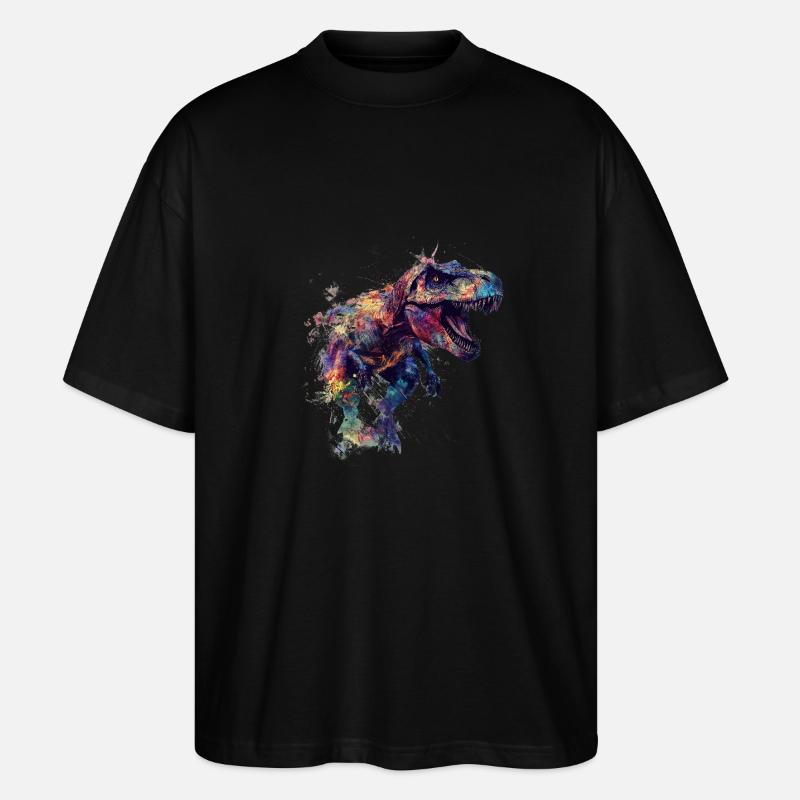 T Rex Blobs - T-shirt bio Blaster 2.0 coupe oversize Stanley/Stella Unisexe - noir