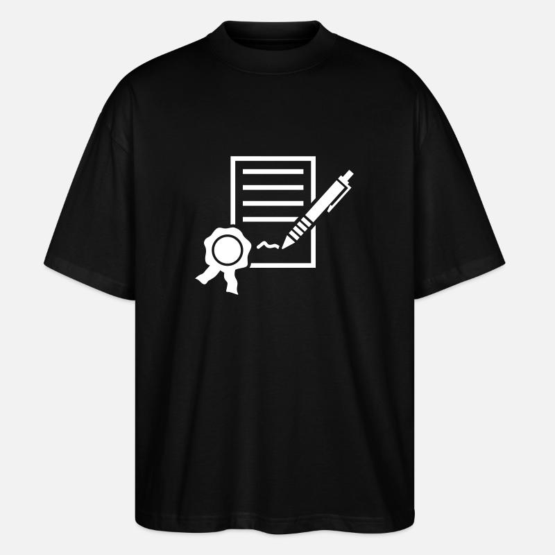 Contrat - T-shirt bio Blaster 2.0 coupe oversize Stanley/Stella Unisexe - noir