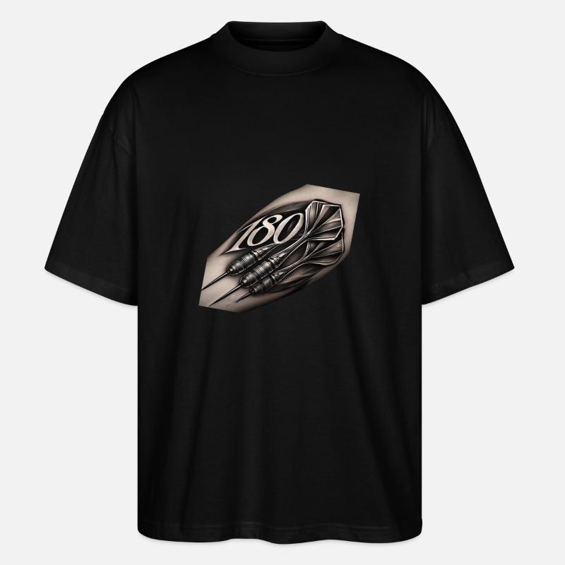 Dart 180 Tattoo - Stanley/Stella Oversized Unisex Bio T-Shirt Blaster 2.0 - Schwarz