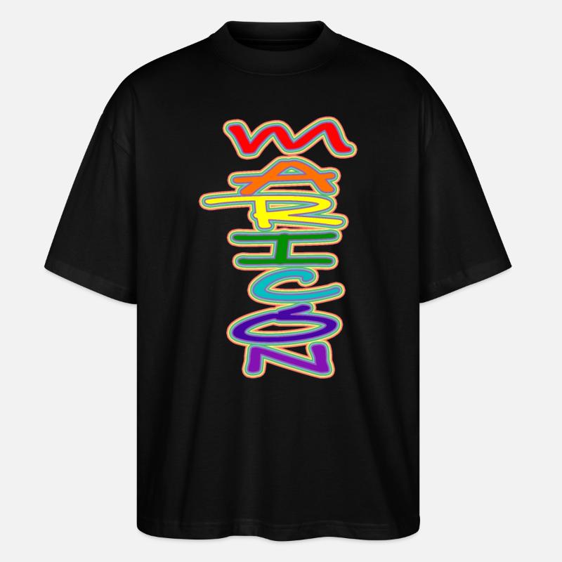 Maricón - Stanley/Stella Oversized Unisex Bio T-Shirt Blaster 2.0 - Schwarz