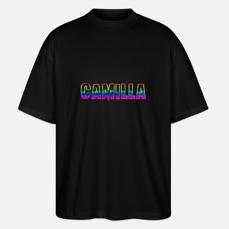camilla rs regenbogen - Stanley/Stella Oversized Unisex Bio T-Shirt Blaster 2.0 - Schwarz