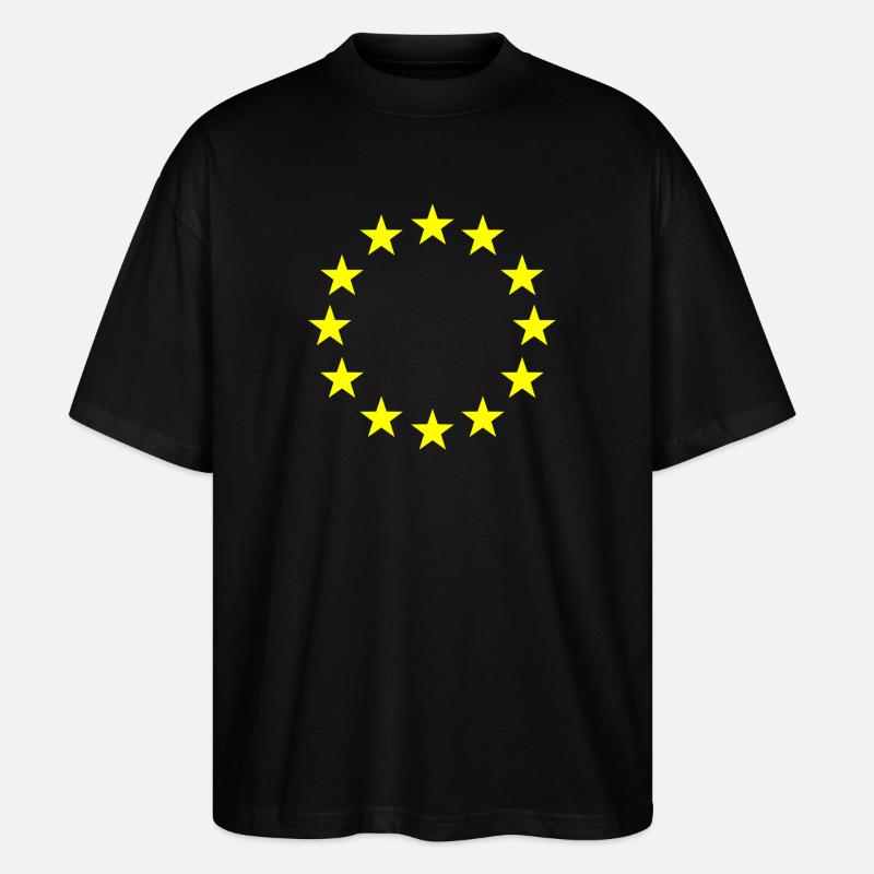 Sternring-Emblem - Stanley/Stella Oversized Unisex Bio T-Shirt Blaster 2.0 - Schwarz