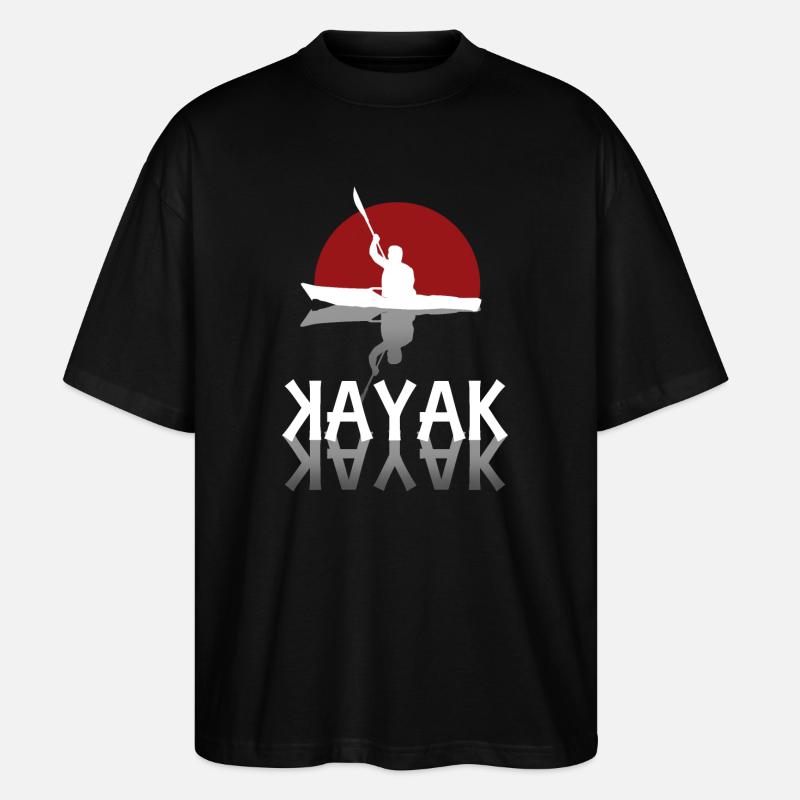 Kajak - Stanley/Stella Oversized Unisex Bio T-Shirt Blaster 2.0 - Schwarz