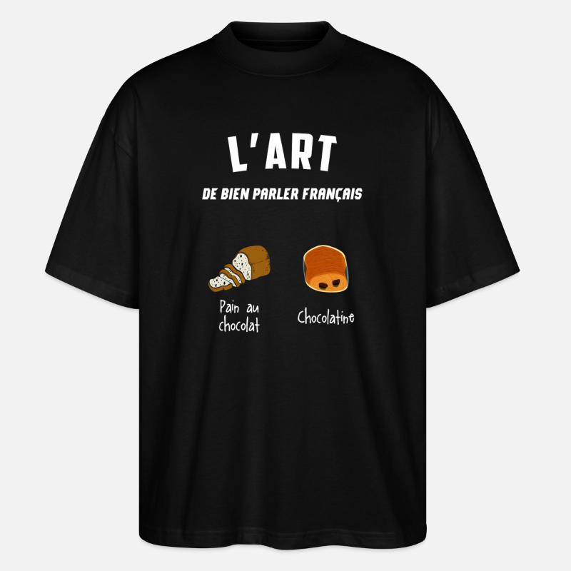 Fierté Sud Ouest Geschenkidee - Stanley/Stella Oversized Unisex Bio T-Shirt Blaster 2.0 - Schwarz