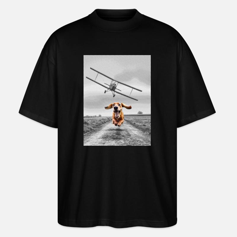 North by Northwest - Stanley/Stella Oversized Unisex Bio T-Shirt Blaster 2.0 - Schwarz