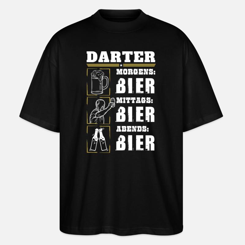 Mon quotidien de dard - T-shirt bio Blaster 2.0 coupe oversize Stanley/Stella Unisexe - noir
