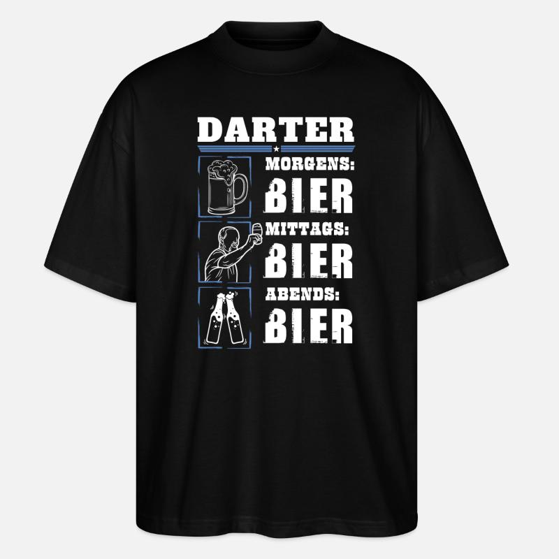 Mon quotidien de dard - T-shirt bio Blaster 2.0 coupe oversize Stanley/Stella Unisexe - noir