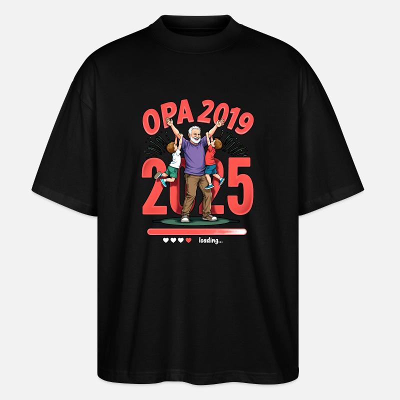 Opa Loading - 2019/2015 - Stanley/Stella Oversized Unisex Bio T-Shirt Blaster 2.0 - Schwarz
