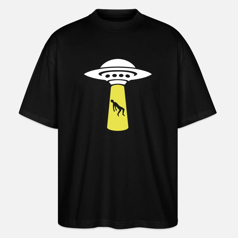 L'évolution des extraterrestres - T-shirt bio Blaster 2.0 coupe oversize Stanley/Stella Unisexe - noir