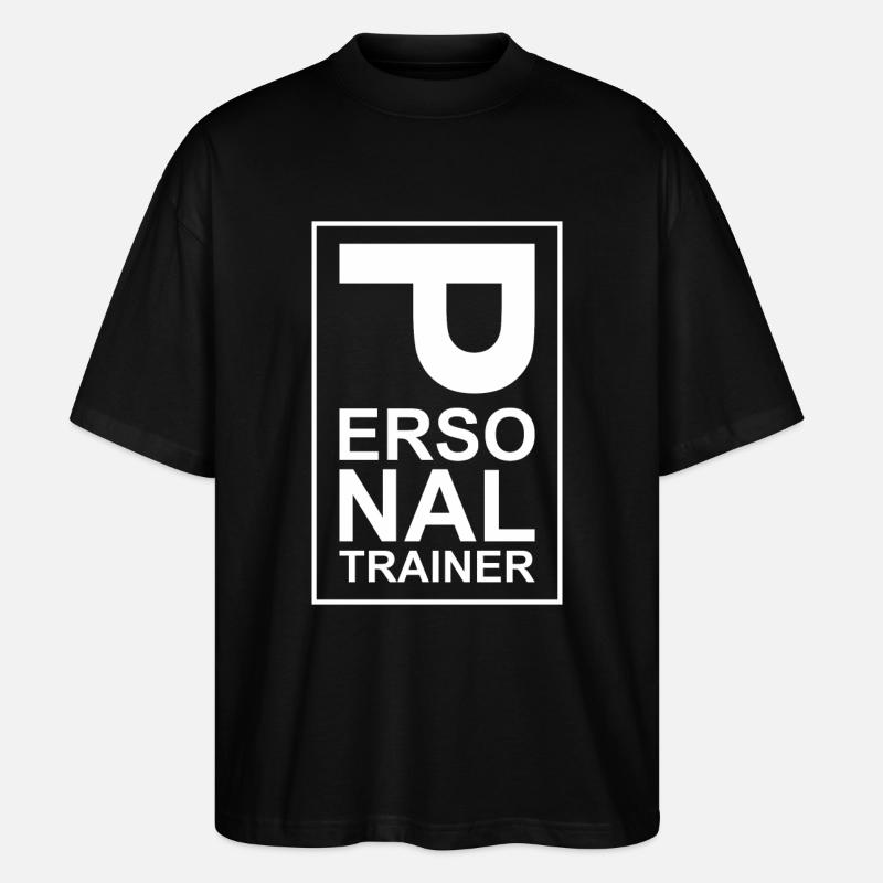 Personal Trainer - blanc - T-shirt bio Blaster 2.0 coupe oversize Stanley/Stella Unisexe - noir