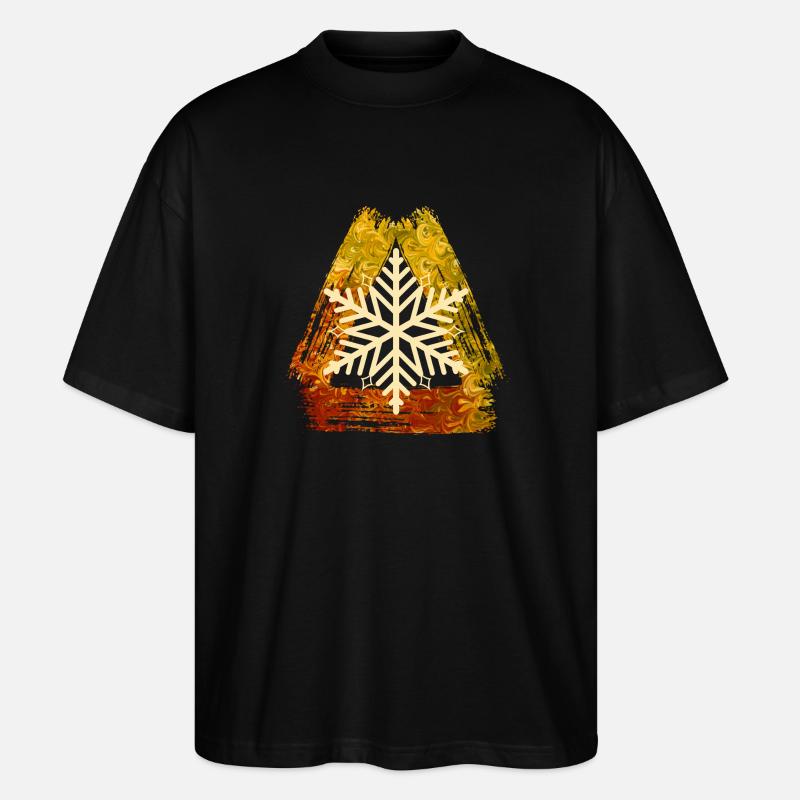 Flocon de neige E 99 - T-shirt bio Blaster 2.0 coupe oversize Stanley/Stella Unisexe - noir