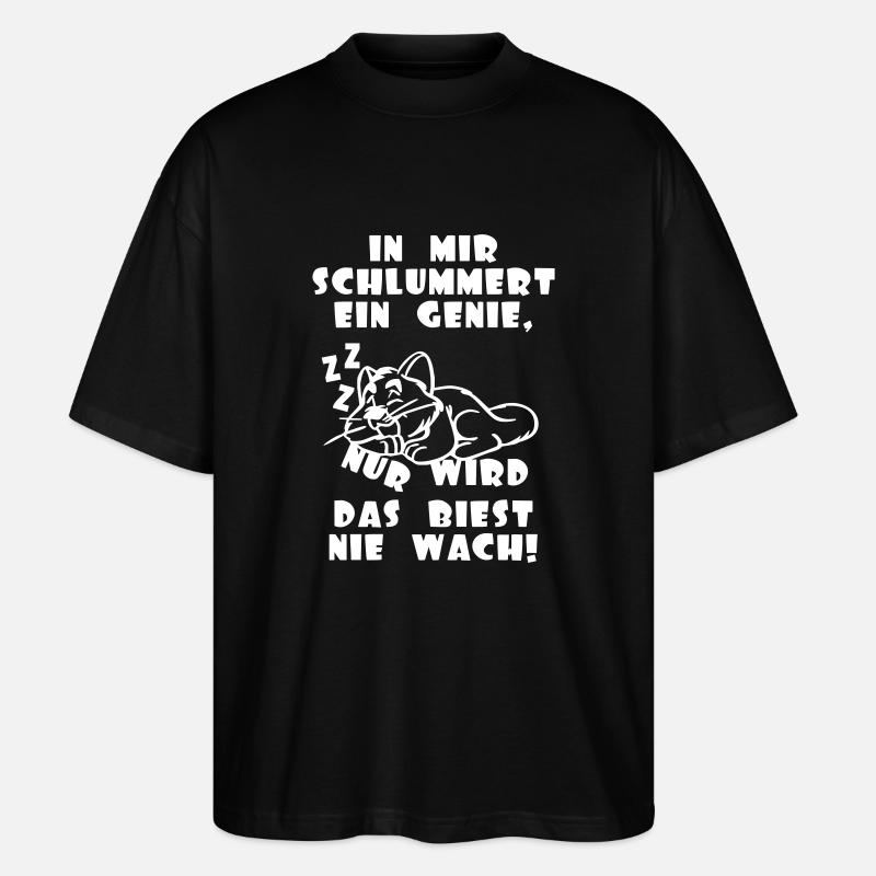 genie - Stanley/Stella Oversized Unisex Bio T-Shirt Blaster 2.0 - Schwarz