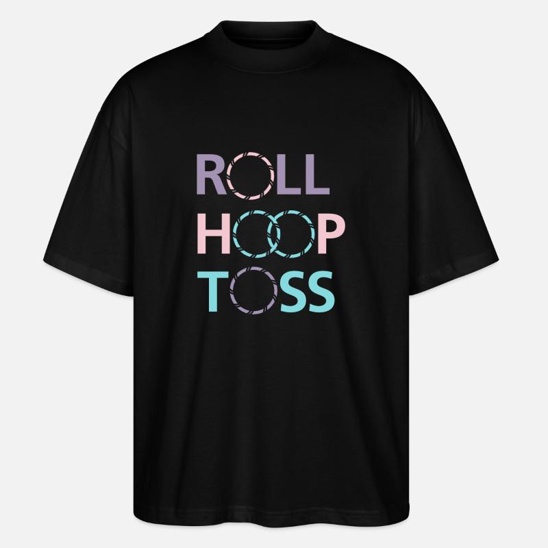 Hula Hoop - T-shirt bio Blaster 2.0 coupe oversize Stanley/Stella Unisexe - noir