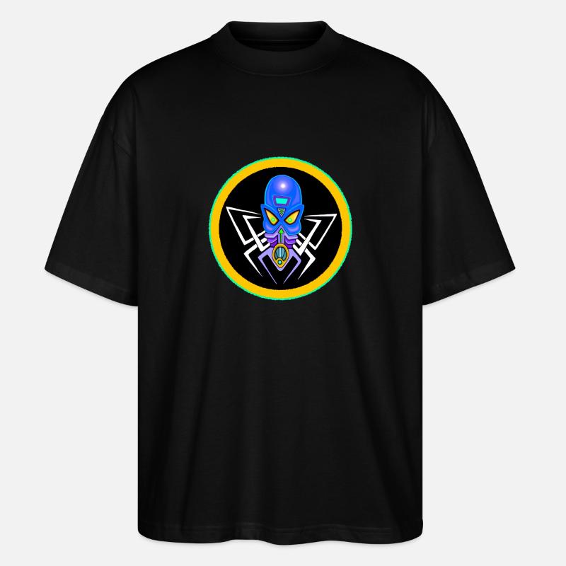 alien circle 02 - T-shirt bio Blaster 2.0 coupe oversize Stanley/Stella Unisexe - noir