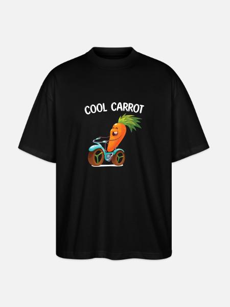 Cool cyclists Carrot - Stanley/Stella Oversized Unisex Organic T-shirt Blaster 2.0 - black