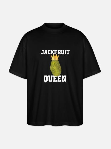 Jackfruit Queen - Stanley/Stella Oversized Unisex Organic T-shirt Blaster 2.0 - black