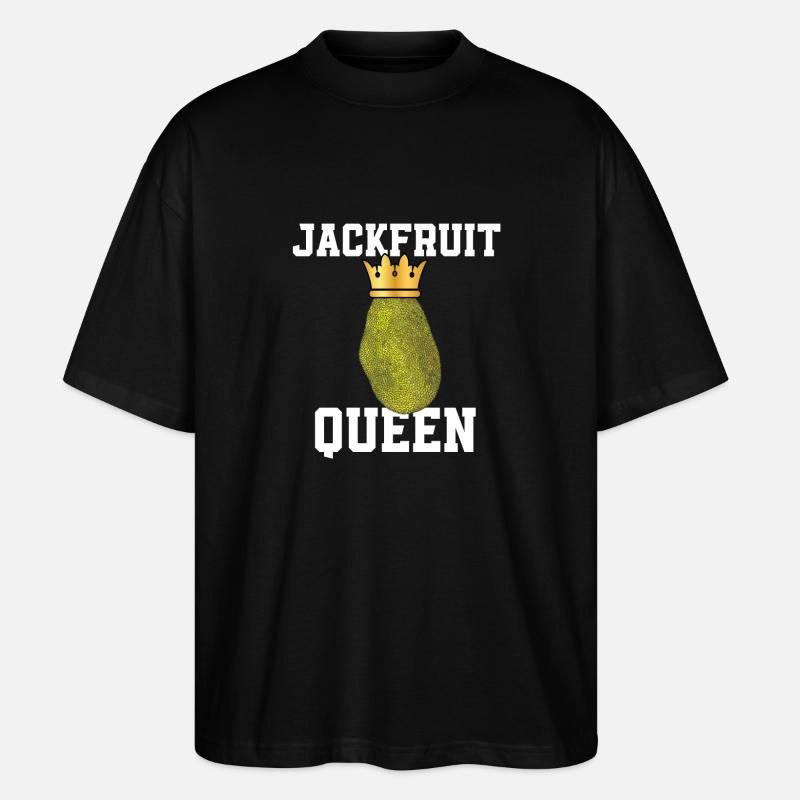 Jackfruit Queen - Stanley/Stella Oversized Unisex Organic T-shirt Blaster 2.0 - black