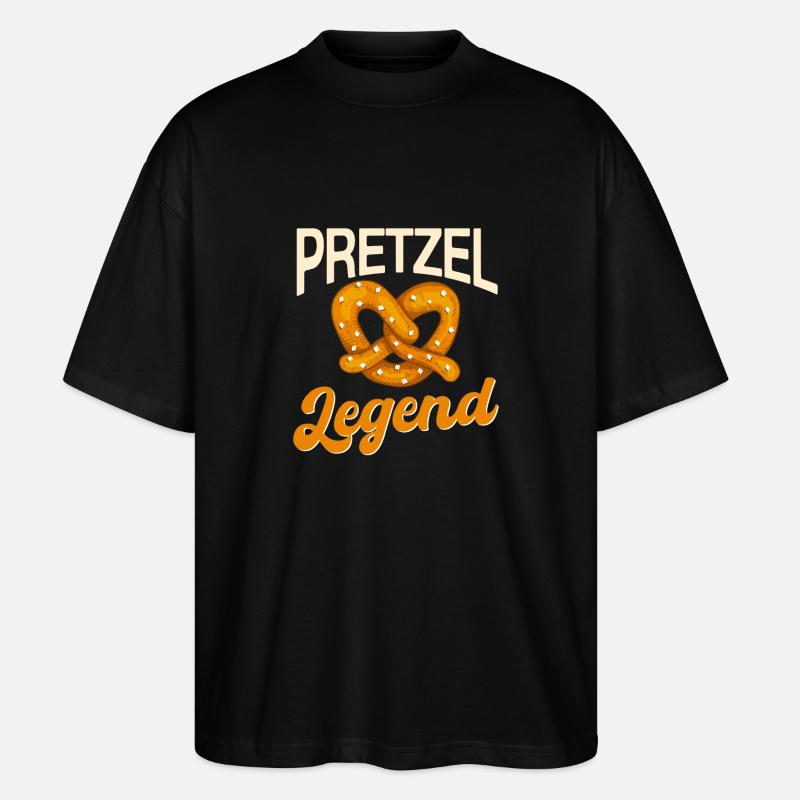 Brezel Legende - Stanley/Stella Oversized Unisex Bio T-Shirt Blaster 2.0 - Schwarz