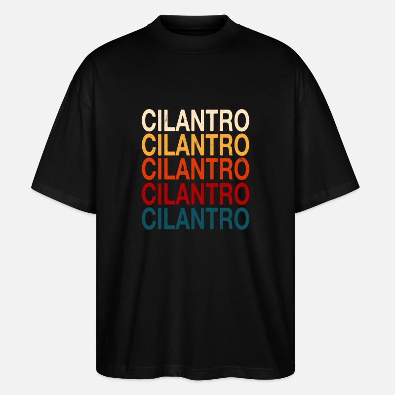 Coriander - Stanley/Stella Oversized Unisex Organic T-shirt Blaster 2.0 - black