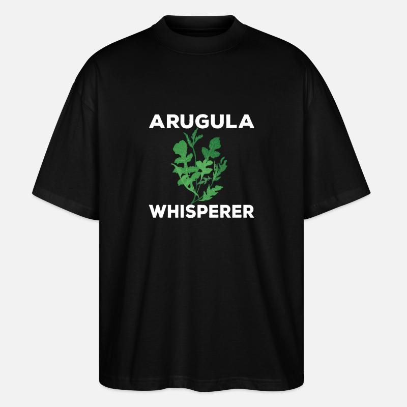 Rucola-flüsterer - Stanley/Stella Oversized Unisex Bio T-Shirt Blaster 2.0 - Schwarz