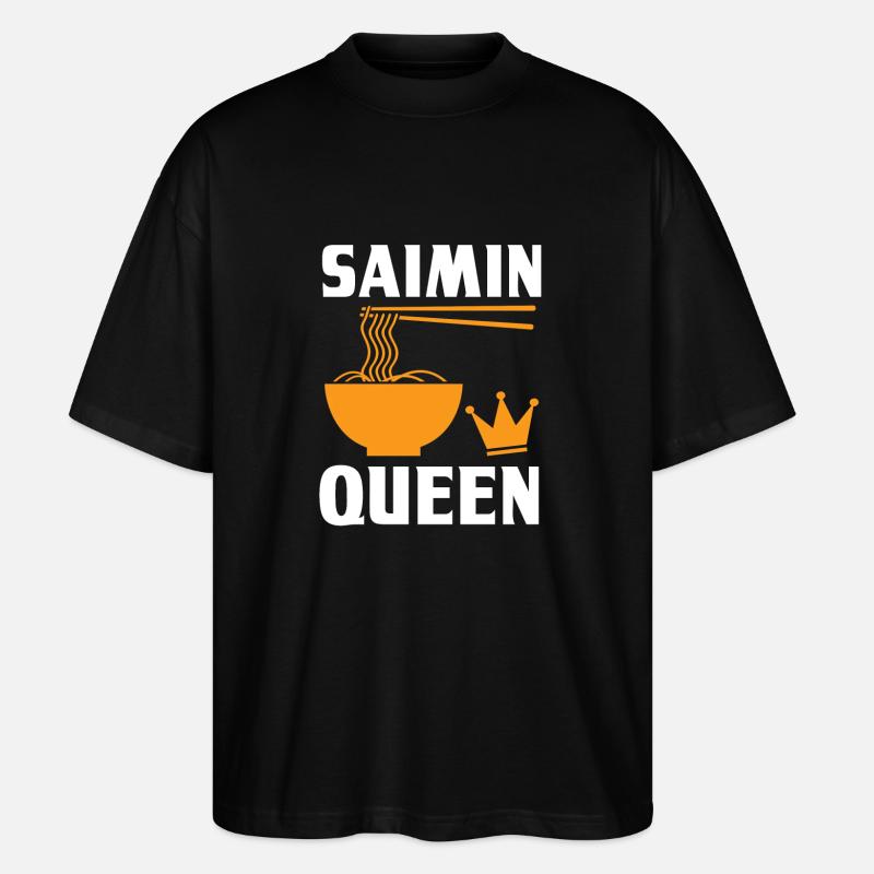 Reine Saimin - T-shirt bio Blaster 2.0 coupe oversize Stanley/Stella Unisexe - noir